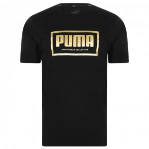 Image of Puma Holiday T Shirt - Black