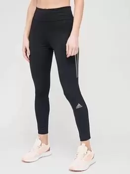 Image of adidas Own The Response Running Womens Leggings - Black Size XS Women