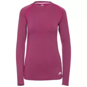 Image of Trespass Womens/Ladies Welina Long Sleeve Active Top (M) (Berry Purple)
