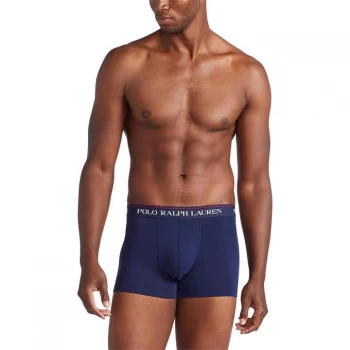 Image of Polo Ralph Lauren 3 Pack Logo Trunks - Navy/Red/Olive