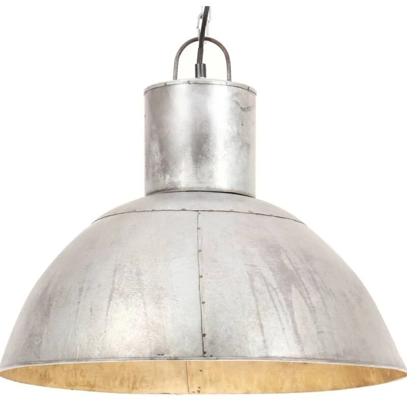 Image of VIDAXL Hanging Lamp 25 w Silver Round 48cm E27 Vidaxl 8720286024478