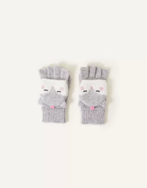 Image of Snow Fox Capped Gloves