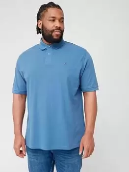 Image of Tommy Hilfiger Big & Tall 1985 Regular Fit Polo Shirt, Blue, Size 4XL, Men