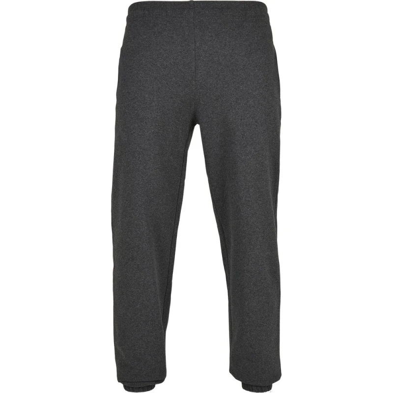 Image of Build Your Brand Mens Basic Jogging Bottoms in Charcoal Size: Small Charcoal Male S