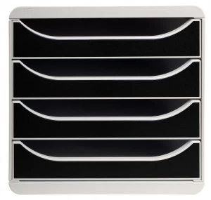 Image of Exacompta Big Box Light Grey/Black