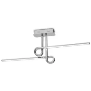 Image of Built-in LED ceiling lamp Cinto Chrome polished 1 bulb 36cm