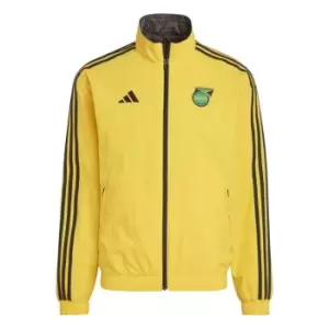 Image of adidas Jamaica Anthem Jacket 2023 Adults - Gold