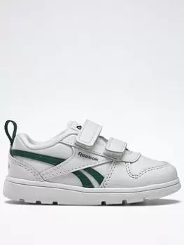 Image of Reebok Royal Prime 2 Alt Shoes, White/Green, Size 7 Younger