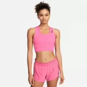 Image of Nike Dri-FIT ADV AeroSwift Womens Running Crop Top - Pink