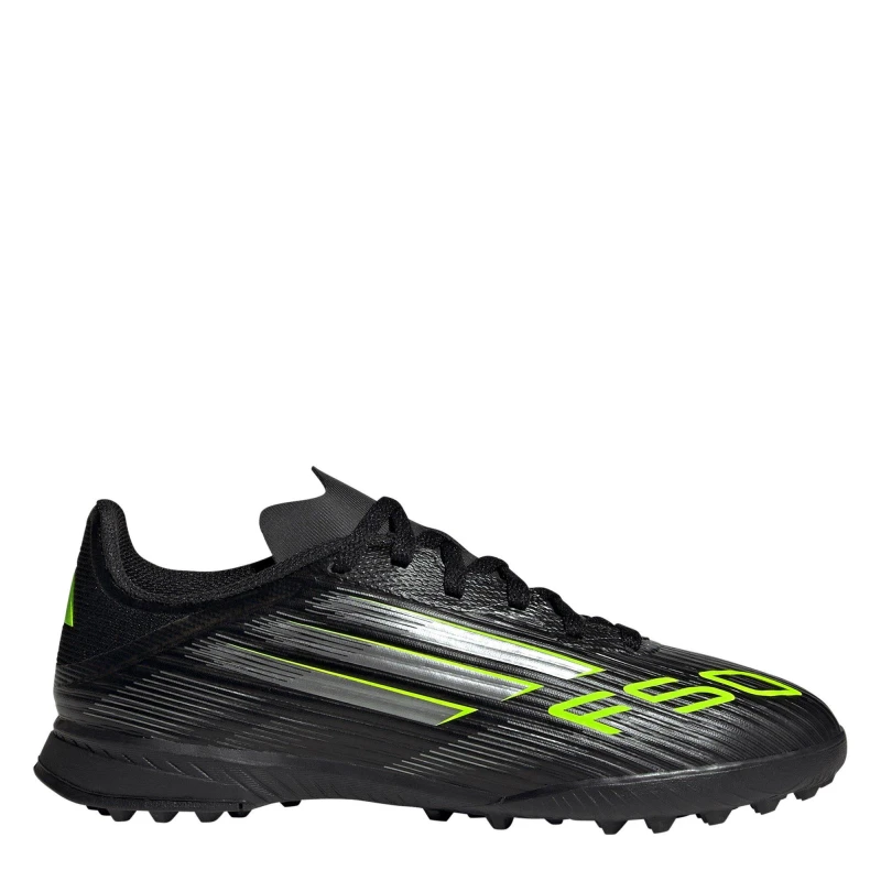 Image of adidas F50 League Childrens Astro Turf Football Boots Astro Turf Football Boots C10 (28) Black 08031603100