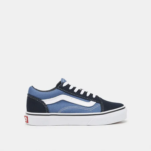 Image of Vans navy old skool Boys Junior trainers Navy UK 1 (EU 32)