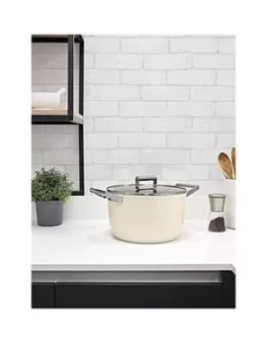 Image of SMEG Casserole 2 Handles With Lid 26Cm