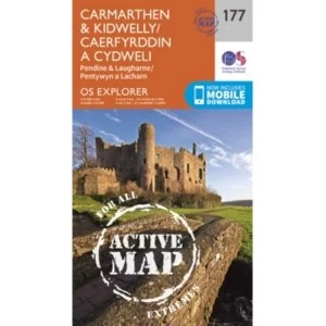 Image of Carmarthen and Kidwelly by Ordnance Survey (Sheet map, folded, 2015)