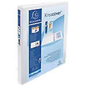 Image of Exacompta Ring Binder 2 ring 25mm Polypropylene A4 Maxi White