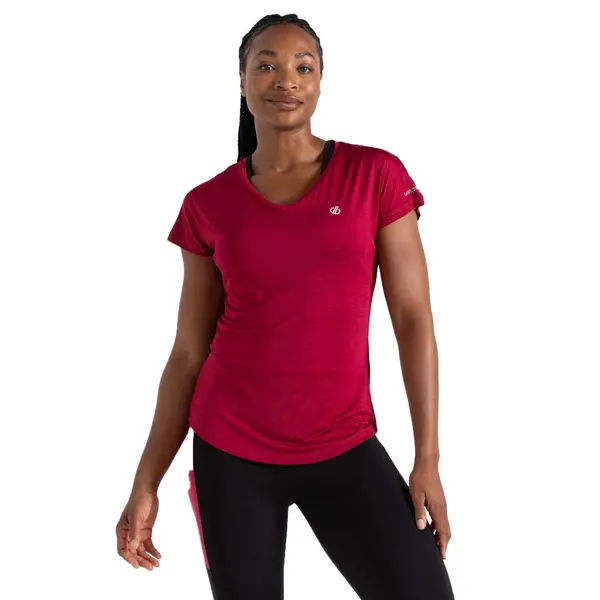 Image of Dare 2B Womens Vigilant Lightweight Wicking Active T Shirt 18 - Bust 42' (107cm) Berry Pink DWT455-176-18