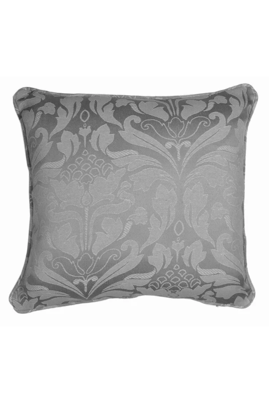Image of Dreams & Drapes Eastbourne Filled Cushion Silver