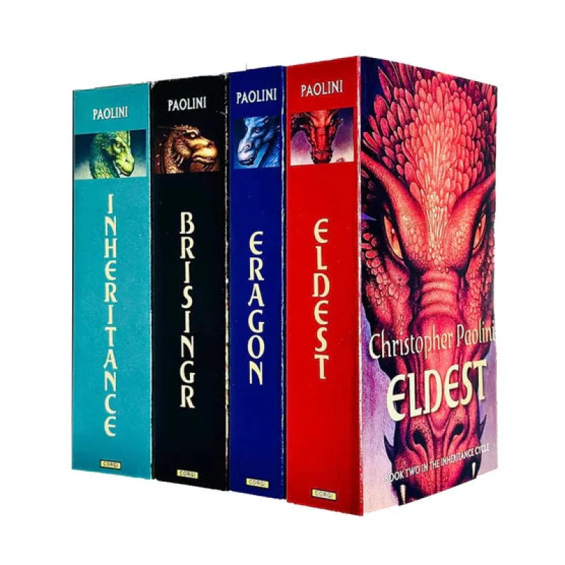 Image of The Inheritance Cycle 4 Book Set Paperback Edition By Christopher Paolini Includes Eragon Eldest Brisingr Inheritance Christopher Paolini Books