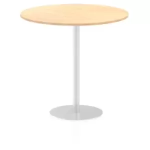 Image of Italia Poseur Table Round 1200 Top 1145 High Maple