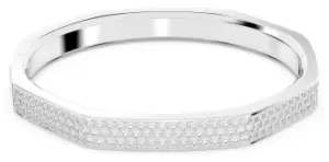 Image of Swarovski 5655624 Dextera Octagon Bangle Medium Rhodium Jewellery