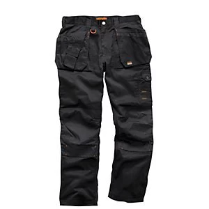 Image of Scruffs Worker Plus Trouser Black - 32W 31L