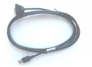 Image of Zebra CBL-58926-04 serial cable Black 1.8 m USB Type-A DB-9