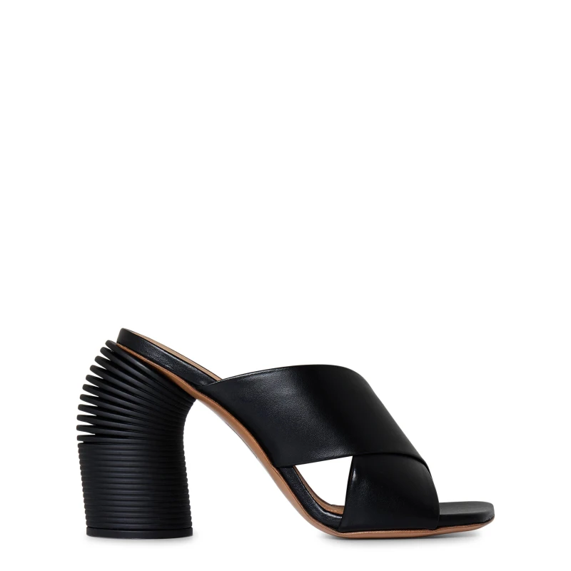 Image of Off White Womens Spring Mules Black female 5 (38)