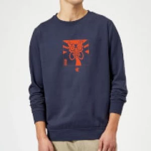 Image of Samurai Jack Aku Kanji Sweatshirt - Navy - S