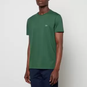 Image of Lacoste Mens Pima T-Shirt - Green - 3/S