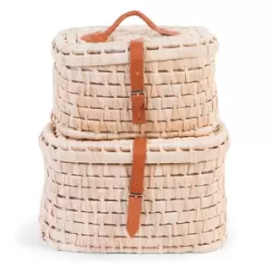 Image of Childhome Child Home 2 Small Corn Husk Suitcase Storage