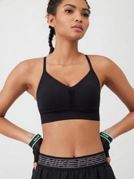 Image of Nike Light Support Indy Seamless Bra - Black