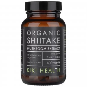 Image of KIKI Health Organic Shiitake Extract Mushroom (60 Vegicaps)