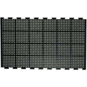 Image of 0.9MX1.5M Heavy Duty Mat Tile Edge 2-Short