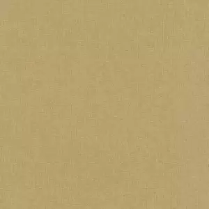 Image of Grandeco Panama Linen Fabric Ochre Plain Wallpaper