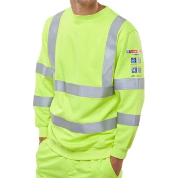 Image of Arc Compliant Sweatshirt Saturn Yellow - Size L