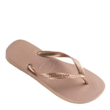 Image of Havaianas Top Tiras Flip Flops Ladies - Rose Gold 3581
