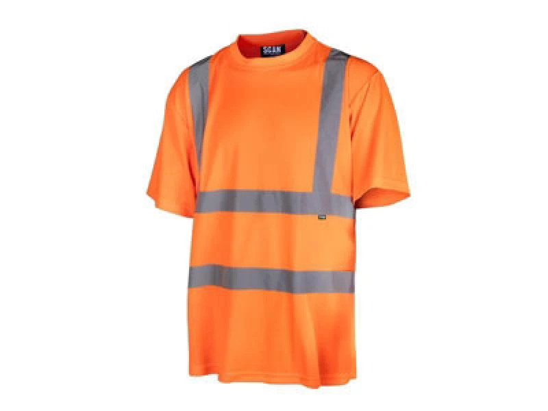Image of Scan Sfte01 Hi-Vis T-Shirt Orange - M (41In) Scahvtsmo