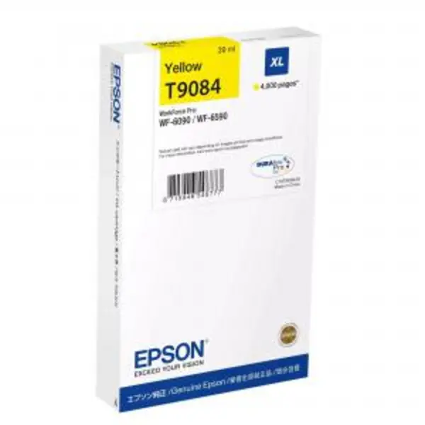 Image of Epson Yellow Ink Cartridge 39ml - C13T90844N EPT90844N EXREPT90844N
