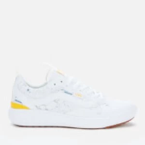 Image of Vans X National Geographic Womens Ultrarange Exo Trainers - White/Yellow - UK 3