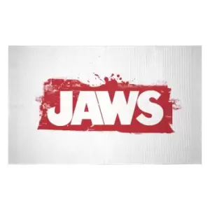 Image of Jaws Logo Woven Rug - Small