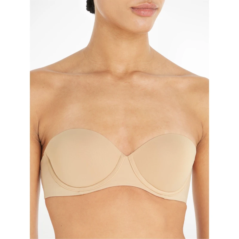 Image of Calvin Klein Push Up Strapless Bra - Beige Beige 30D