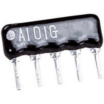 Image of Resistor ladder 1 M Radial lead SIP 41 0.125 W