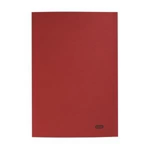Image of Elba Boston Foolscap Square Cut Folder Pressboard 300 Micron 32mm Bordeaux Pack of 50