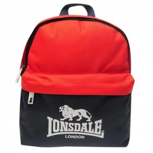 Image of Lonsdale Mini Backpack - Navy/Red