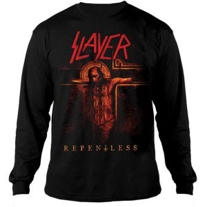 Image of Slayer - Repentless Crucifix Unisex Small Sweatshirt - Black