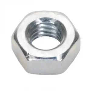 Image of Steel Nut M6 Zinc DIN 934 Pack of 100