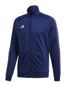 Image of adidas Mens Core 18 Jacket, Blue Size M Men