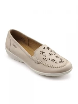 Image of Hotter Jazz Ladies Slip On Shoe White