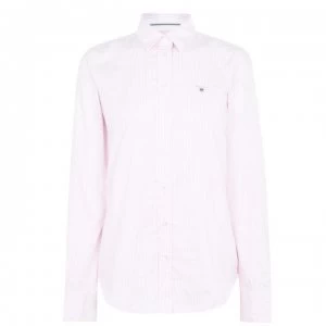 Image of Gant Oxford Stripe Shirt - Pale Pink 662