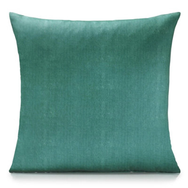 Image of Plain 56cm x 56cm Water Resistant Outdoor Filled Cushion Green