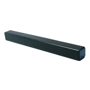 Image of Wickes PVCu Black Fascia Corner Joint Trim 450mm